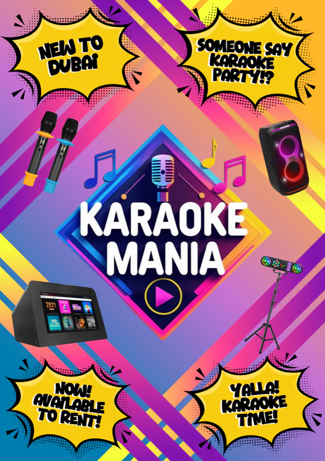 KaraokeMania flyer