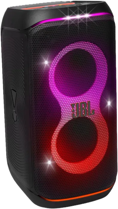 Party speaker with LED lights